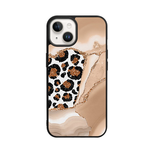 Apple iPhone 14 Base Case  Muster und Texturen Hellgold