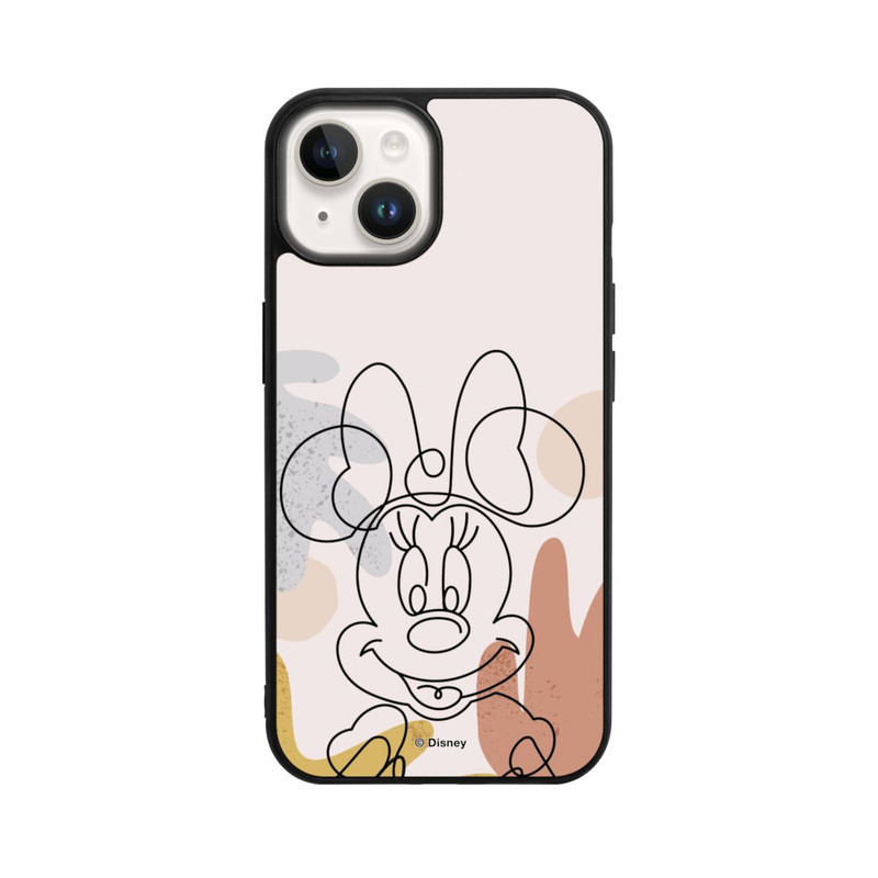 iPhone 14 Base Case Minnie Abstract Lineart
