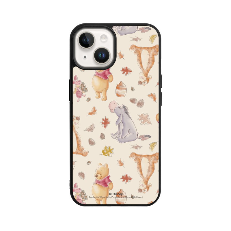 iPhone 14 Base Case Winnie Puuh und Freunde Nostalgie-Muster