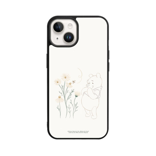 Apple iPhone 14 Base Case Winnie Puuh sieht sich Gänseblümchen an