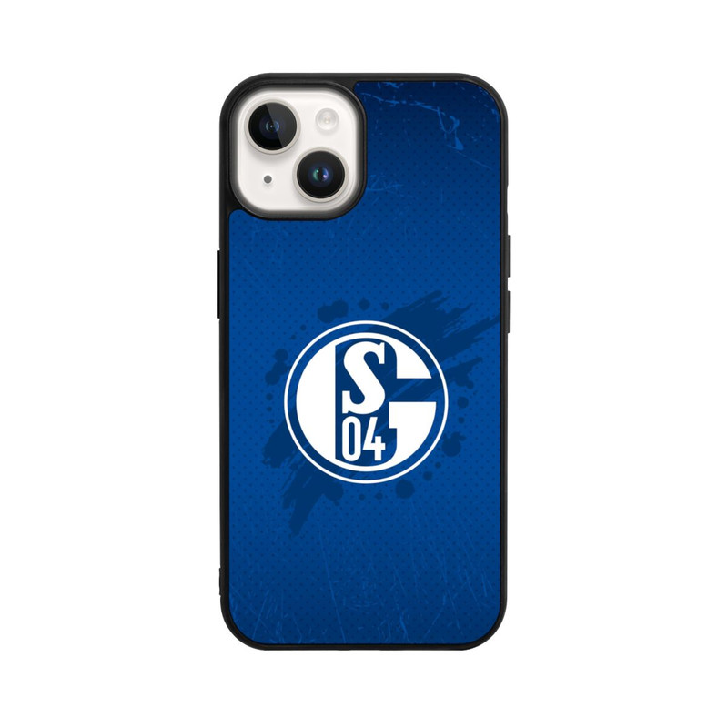 iPhone 14 Base Case Schalke 04 Farbe Fleck Blau