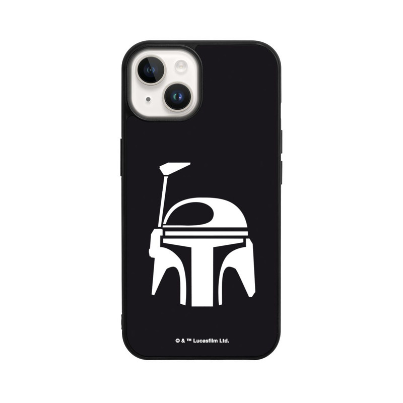 iPhone 14 Base Case Boba Fett Helm Schwarz