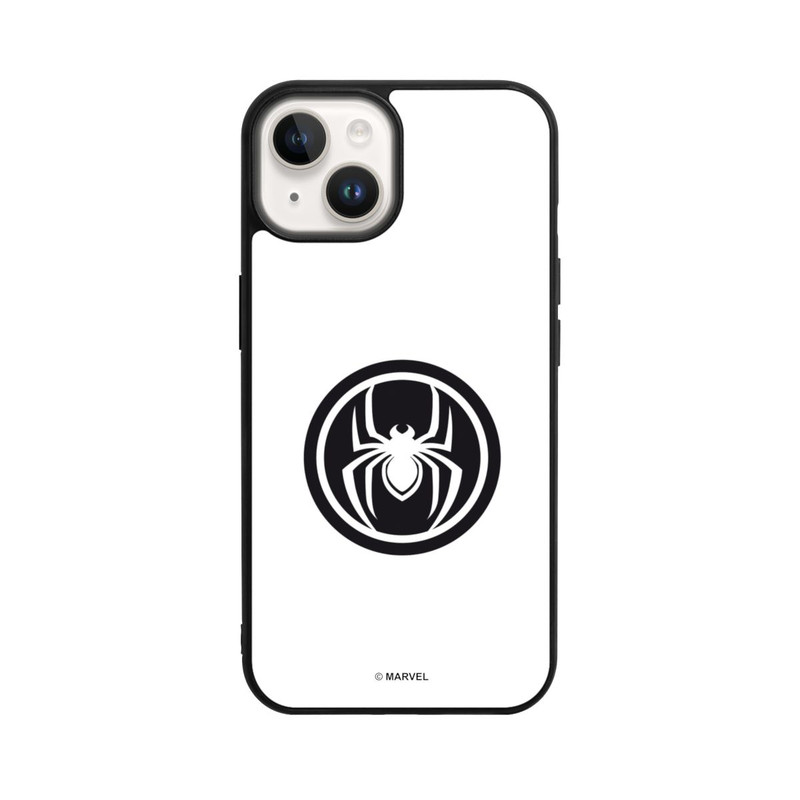 iPhone 14 Base Case Spider-Man Logo White