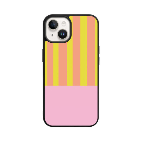Apple iPhone 14 Base Case Neonfarbige Streifen