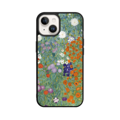 Apple iPhone 14 Base Case Blühender Garten - Gustav Klimt
