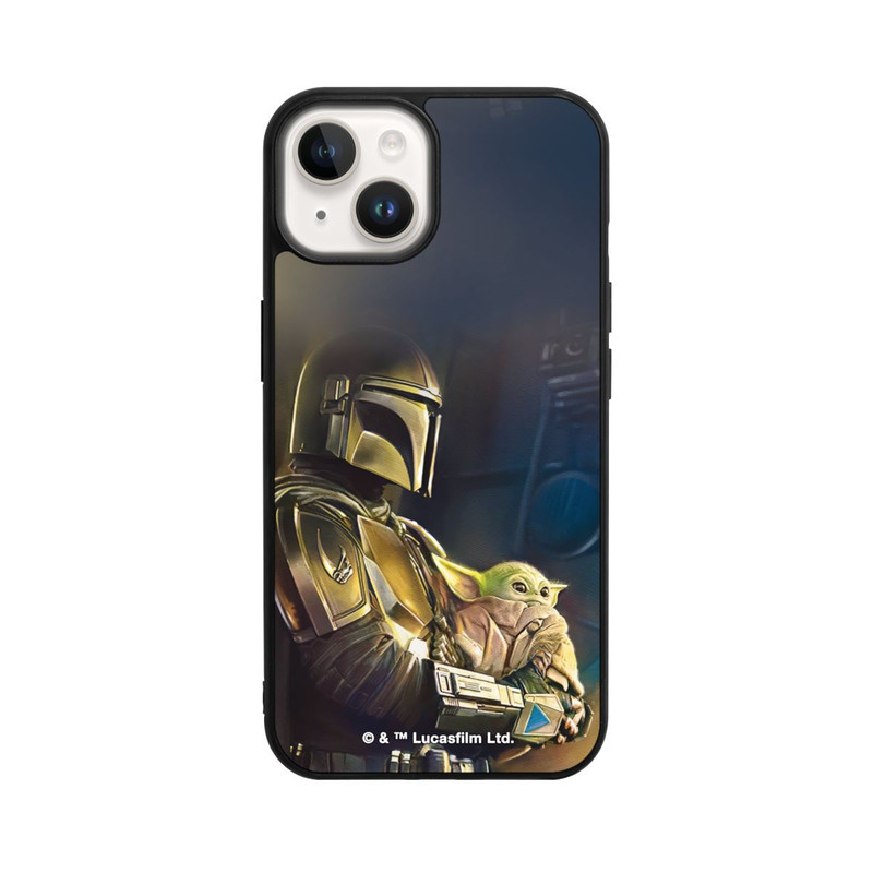 iPhone 14 Base Case Mandalorianer und Grogu im Schiff