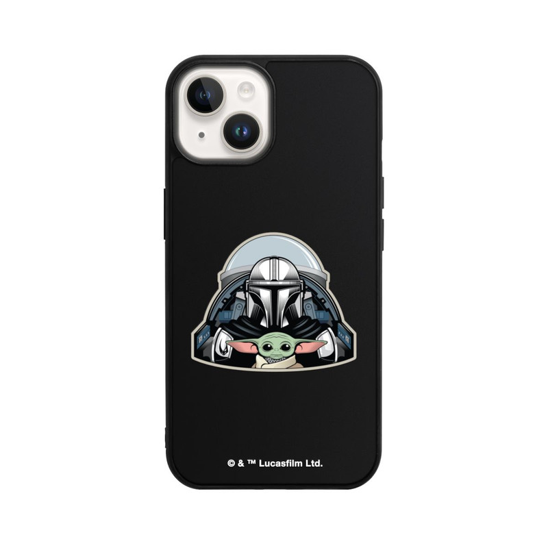 iPhone 14 Base Case Mando und Grogu Transparent