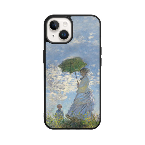 Apple iPhone 14 Base Case Frau mit Sonnenschirm - Monet