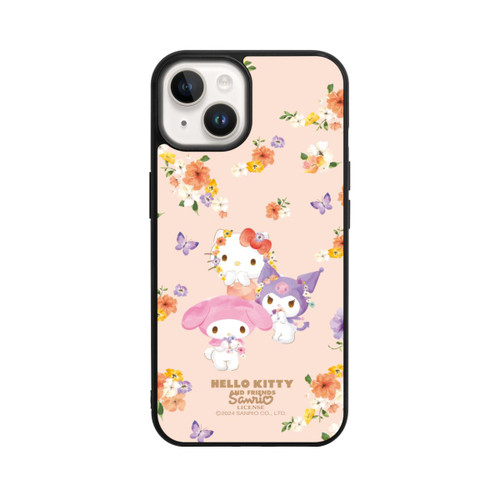 Apple iPhone 14 Base Case Hello Kitty Frühlingsblumen