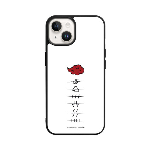 Apple iPhone 14 Base Case Akatsuki Mitgliedersymbole Weiß
