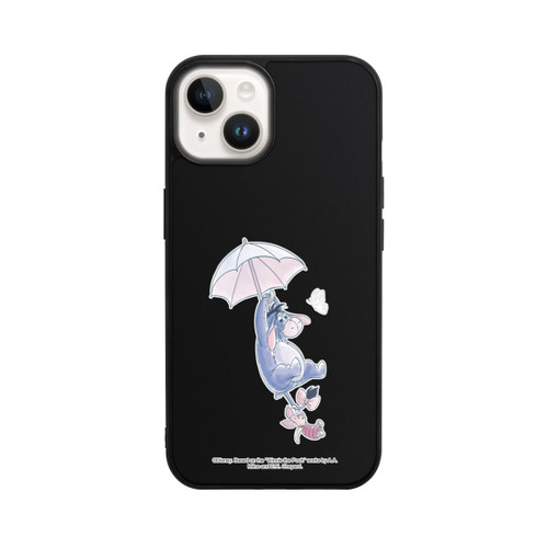 Apple iPhone 14 Base Case Winnie Pooh Eeyeore Find Happiness Transparent