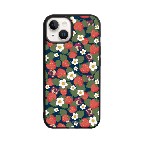 Apple iPhone 14 Base Case Lotso Toy Story Strawberry Flower Pattern