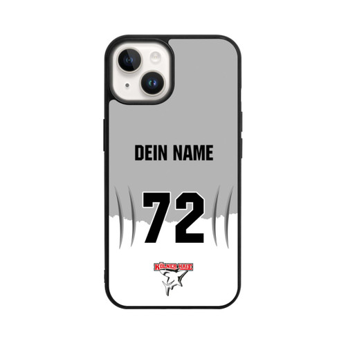 Apple iPhone 14 Base Case Kölner Haie Trikotmotiv Personalisierbar