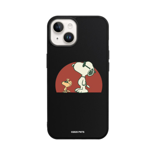 Apple iPhone 14 Base Case Snoopy Woodstock Far Out transparent