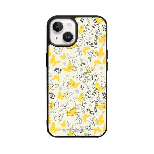 Apple iPhone 14 Base Case Winnie Puuh Butterfly Pattern