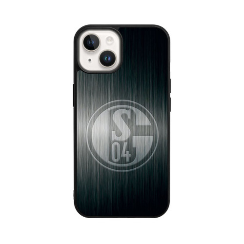Apple iPhone 14 Base Case Schalke 04 Metall Look