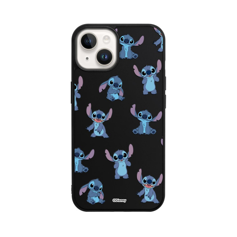 iPhone 14 Base Case Stitch Faces Pattern Transparent