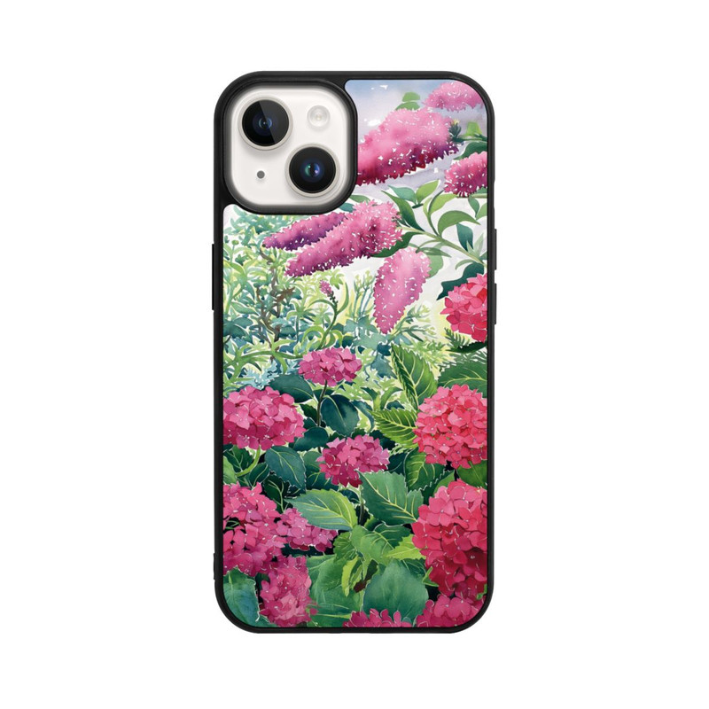 iPhone 14 Base Case Garden Hydrangeas and Buddleia by Christopher Ryland