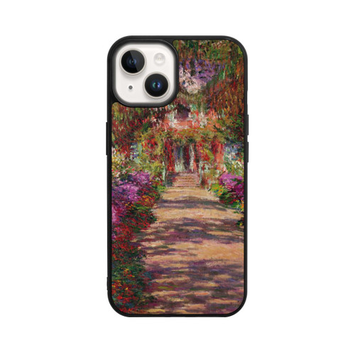 Apple iPhone 14 Base Case Eine Allee in Monets Garten in Giverny by Claude Monet