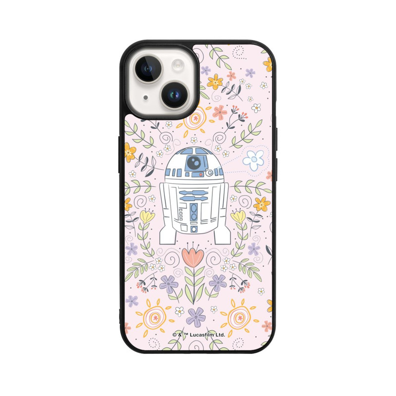 iPhone 14 Base Case R2D2 Blumen Muster