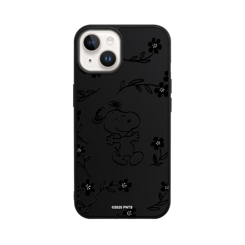 Apple iPhone 14 Base Case Snoopy und Flowers Transparent