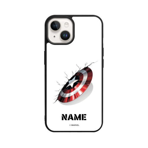 Apple iPhone 14 Base Case Captain America Shield Personalisierbar