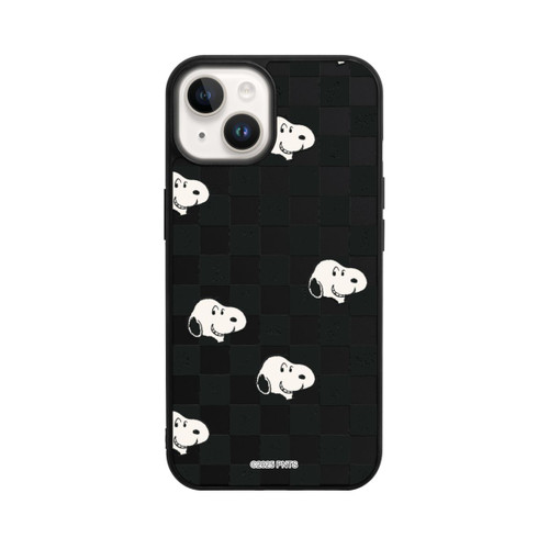 Apple iPhone 14 Base Case Snoopy Checked Pattern