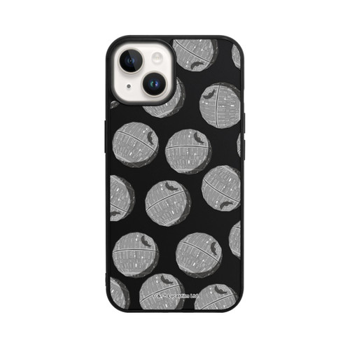 Apple iPhone 14 Base Case death-star-pattern-transparent