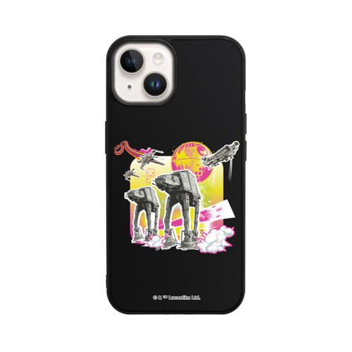 Apple iPhone 14 Base Case AT-AT All Terrain Armored Transport Neon Star Wars