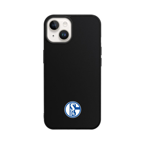 Apple iPhone 14 Base Case FC Schalke 04 Logo Klein Transparent