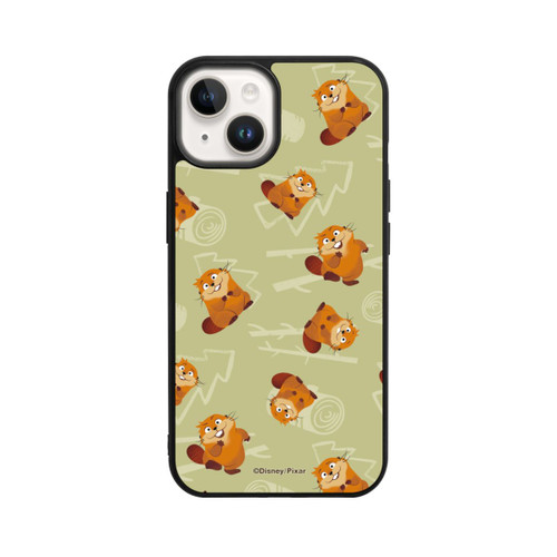 Apple iPhone 14 Base Case Hoppers Muster Grün