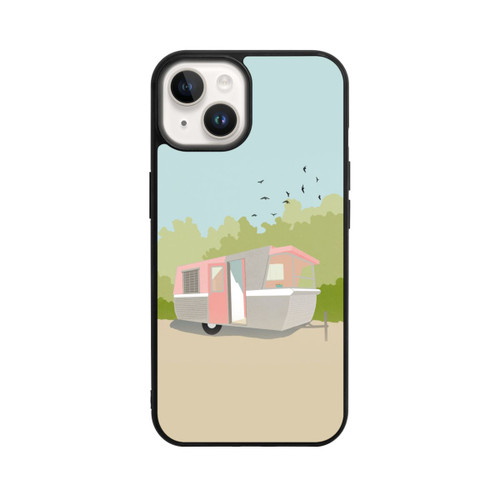 Apple iPhone 14 Base Case Retro Glamping by Roberta Murray