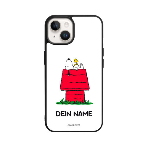 Apple iPhone 14 Base Case Snoopy and Woodstock Classic Personalisierbar