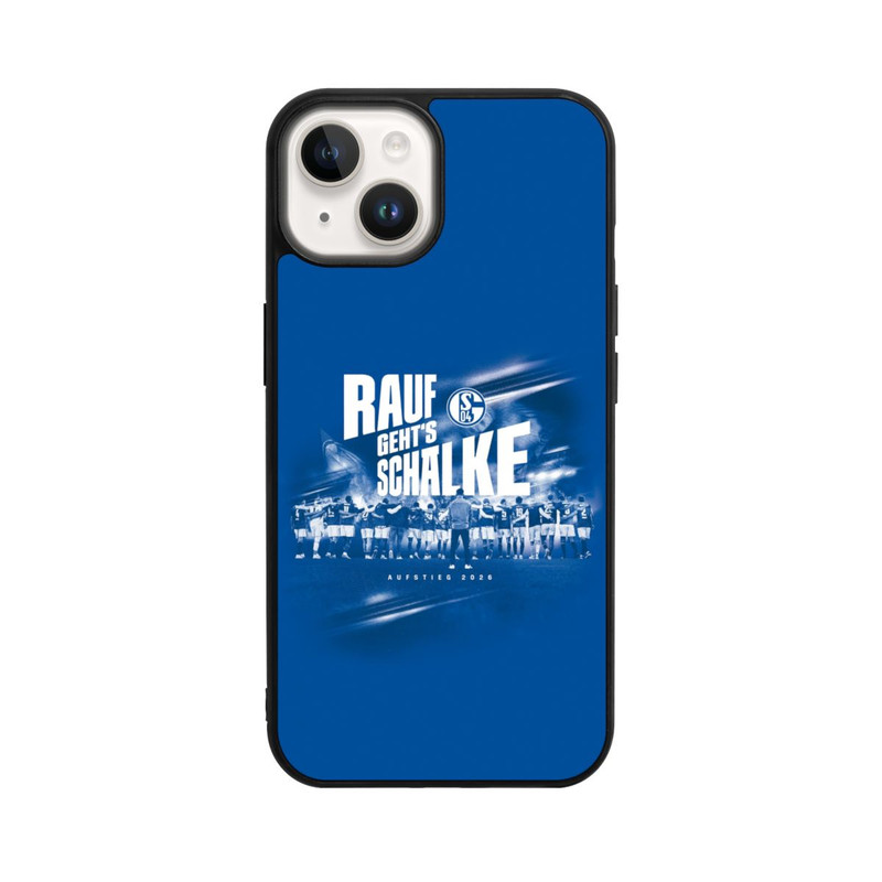 iPhone 14 Base Case Rauf geht's Schalke