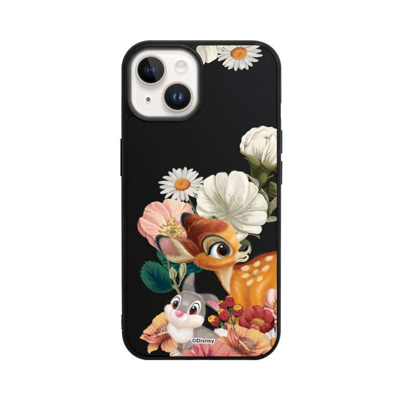 iPhone 14 Base Case Bambi und Klopfer Blumen Transparent