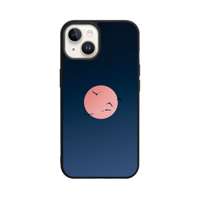 iPhone 14 Base Case Summer Nights Red Moon