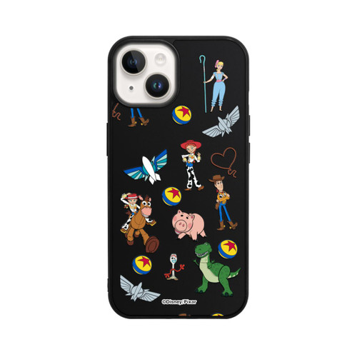 Apple iPhone 14 Base Case Toy Story 5 Hero Toys Pattern Transparent