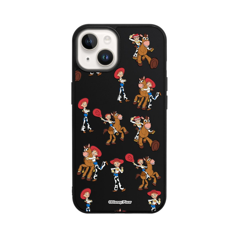 iPhone 14 Base Case Toy Story 5 Jessie Cowboy Pattern Transparent