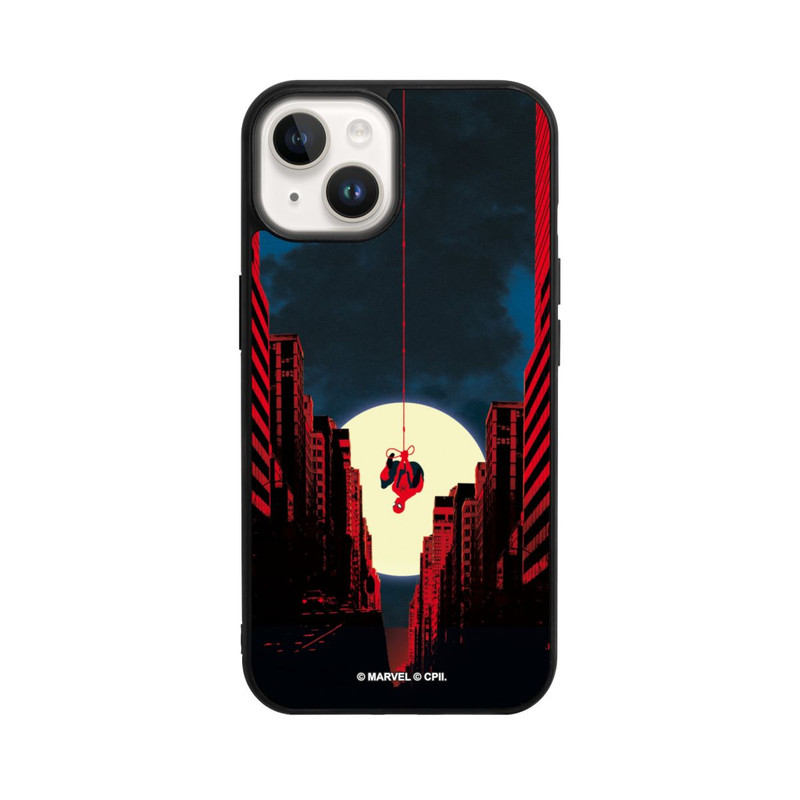 iPhone 14 Base Case Spider-Man Marvel between Skyscrapers