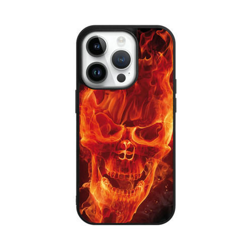 Apple iPhone 14 Pro Base Case Burning Skull