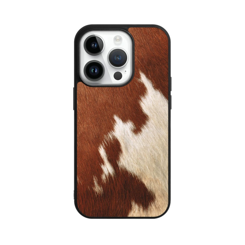 iPhone 14 Pro Base Case Kuhfell Look