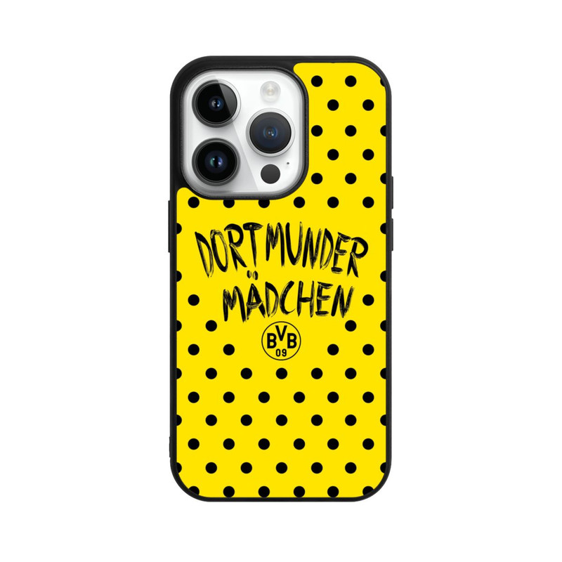 iPhone 14 Pro Base Case BVB Dortmunder Mädel Punkte