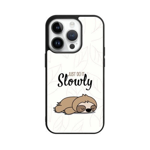 Apple iPhone 14 Pro Base Case Just Do It Slowly Sloth