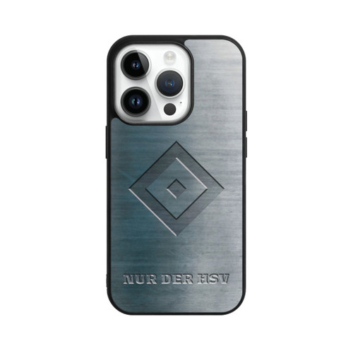 Apple iPhone 14 Pro Base Case Nur der HSV Metalllook