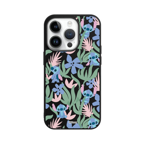 Apple iPhone 14 Pro Base Case Floral Pattern Stitch Transparent