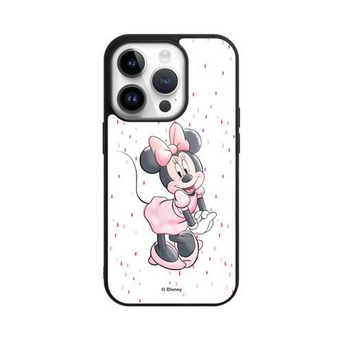 Apple iPhone 14 Pro Base Case Minnie Watercolour Dots