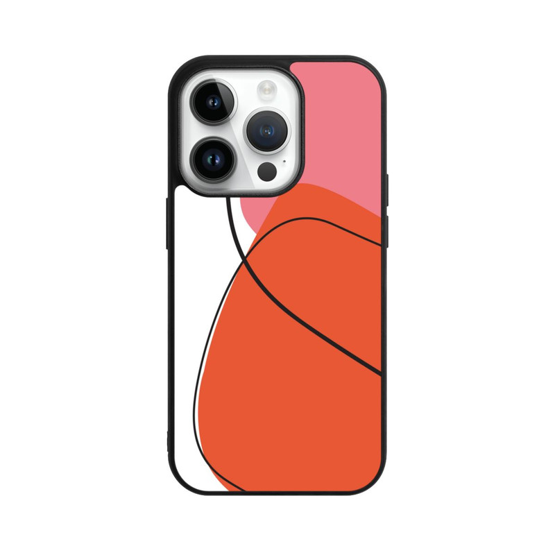 iPhone 14 Pro Base Case Meine orangefarbene Kunst