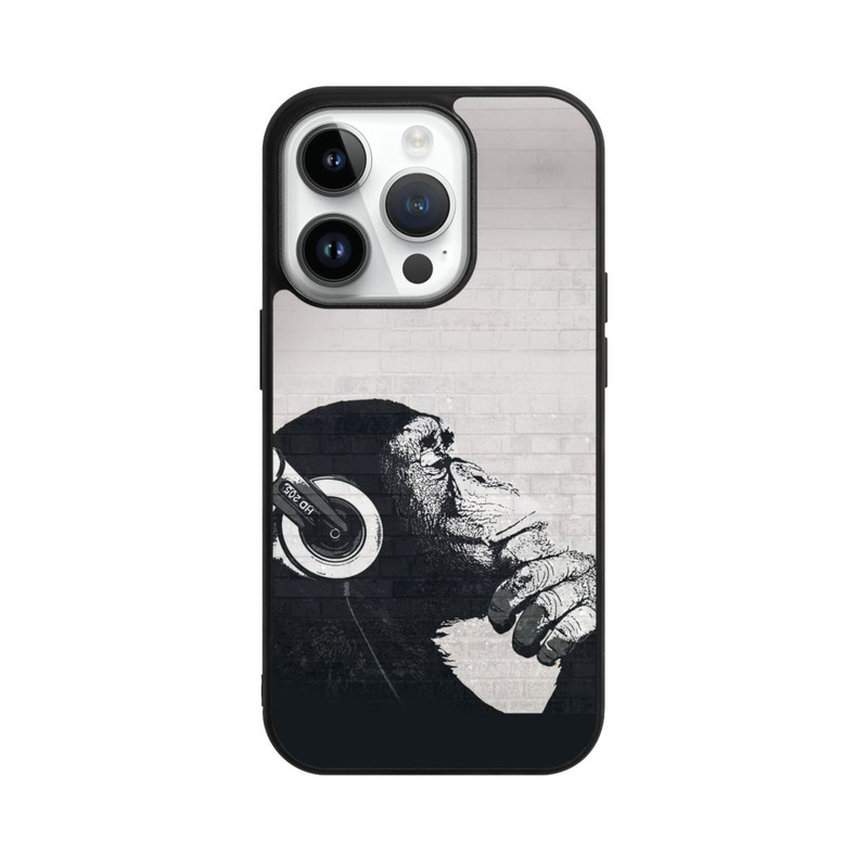 iPhone 14 Pro Base Case Musiker Affe