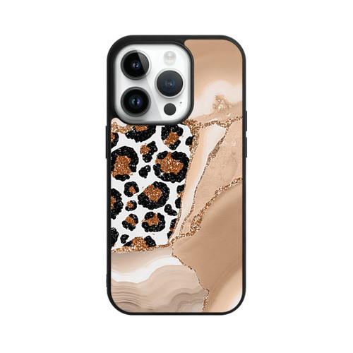 Apple iPhone 14 Pro Base Case  Muster und Texturen Hellgold
