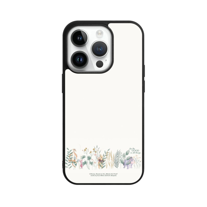 iPhone 14 Pro Base Case Winnie Puuh und seine Freunde hinter Eukalyptus